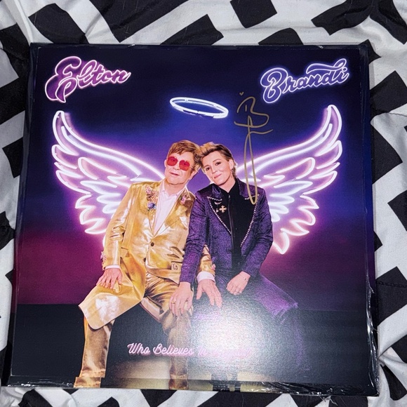 Elton John/Brandi Carlile Signed Vinyl - Picture 1 of 3